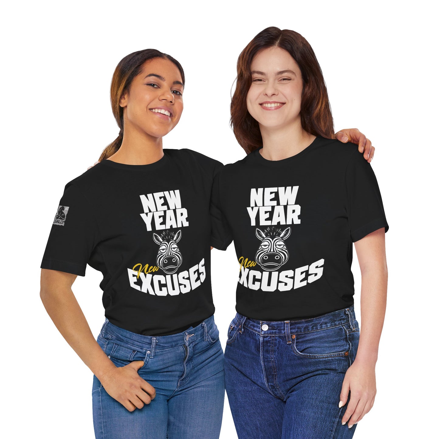 New Year, New Excuses! Black T-Shirt