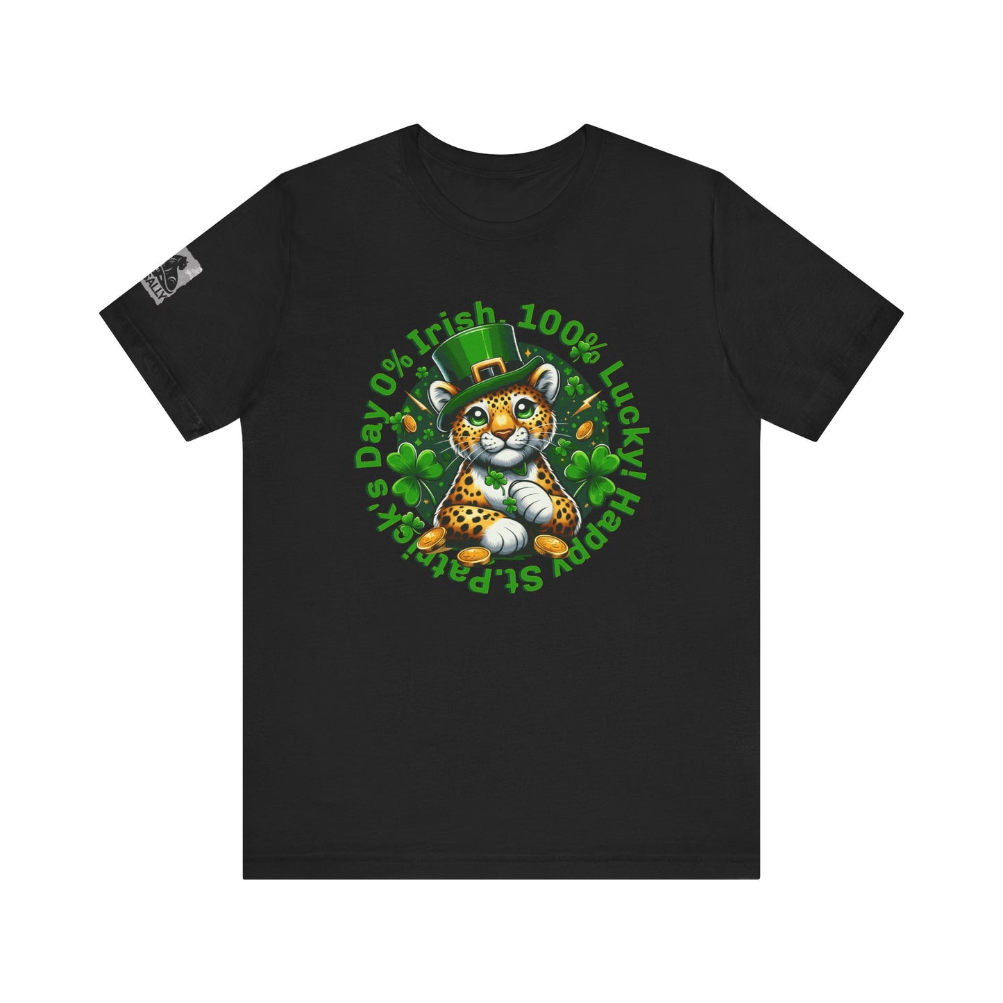 0% Irish, 100% Lucky! Cute Version– St. Patrick’s Day Humor T-Shirt