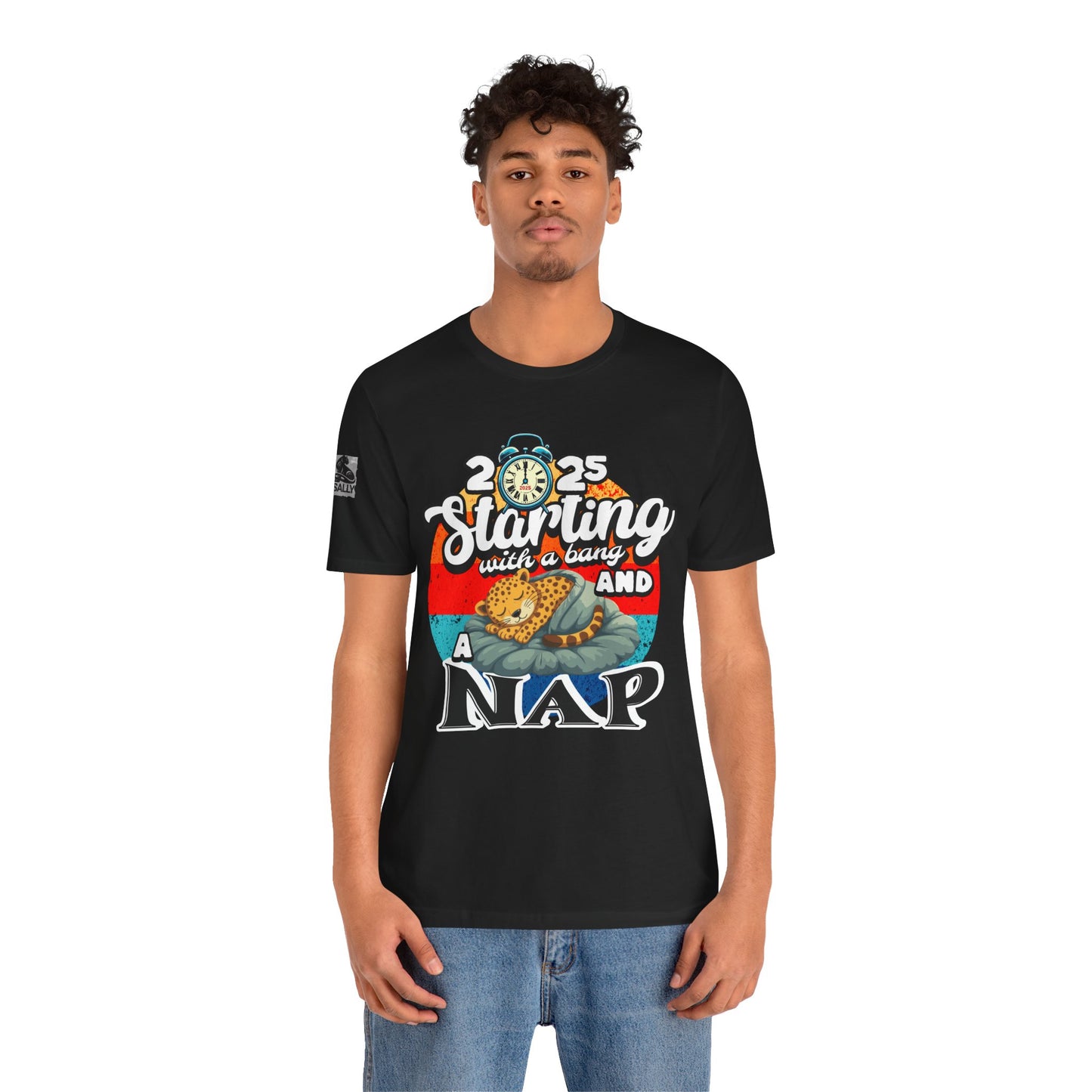 Starting 2025 with a Bang... and a Nap Leopard T-Shirt