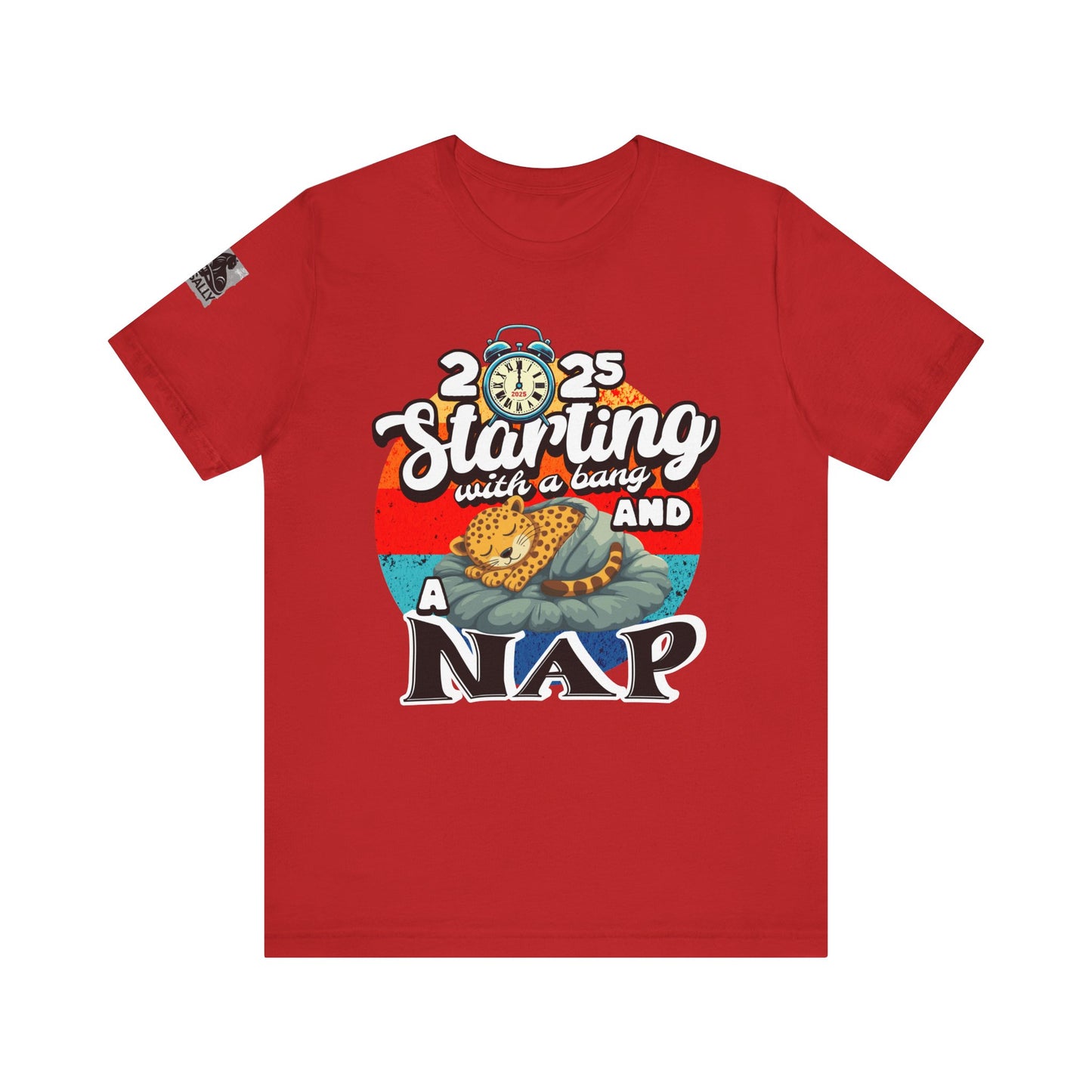 Starting 2025 with a Bang... and a Nap Leopard T-Shirt