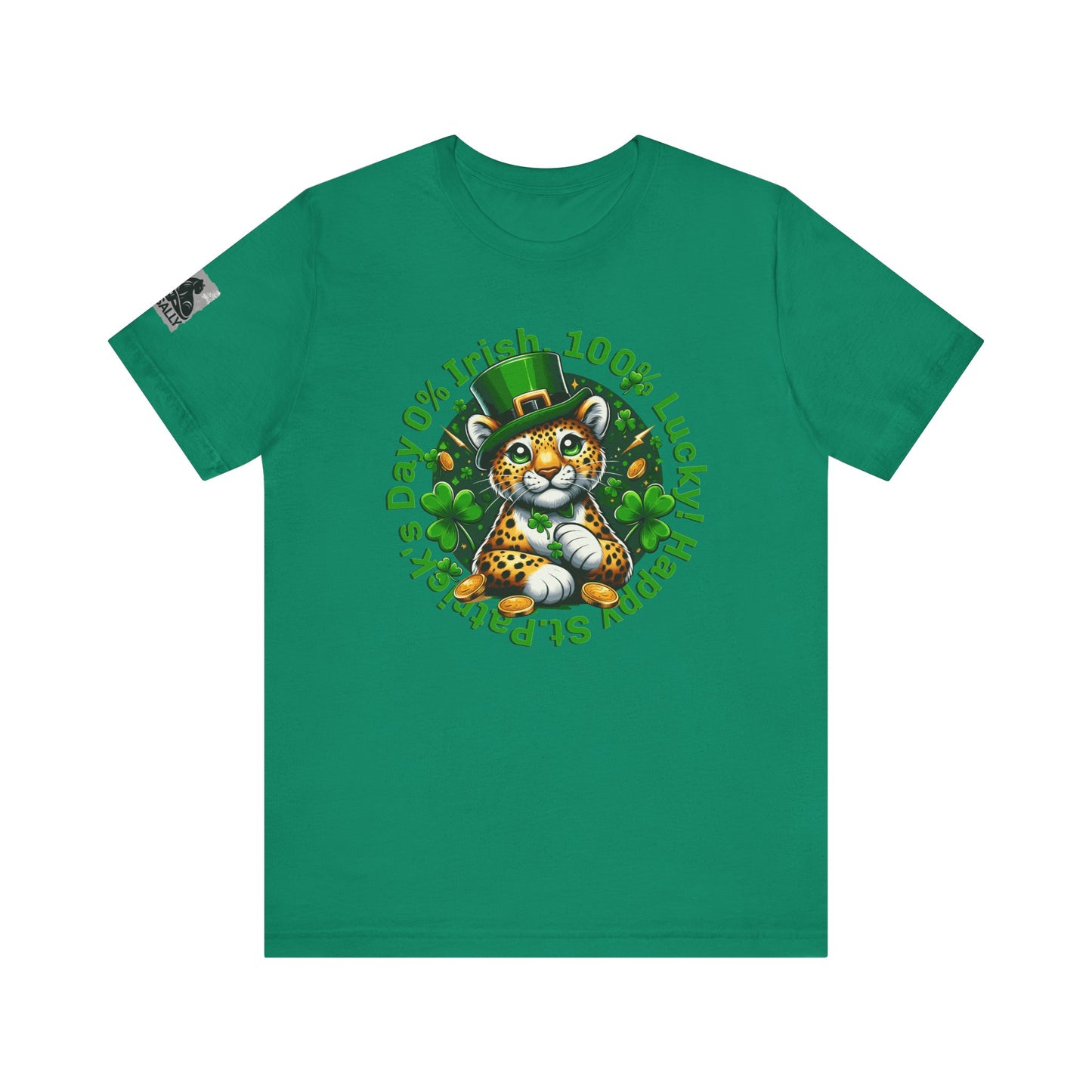 0% Irish, 100% Lucky! Cute Version– St. Patrick’s Day Humor T-Shirt