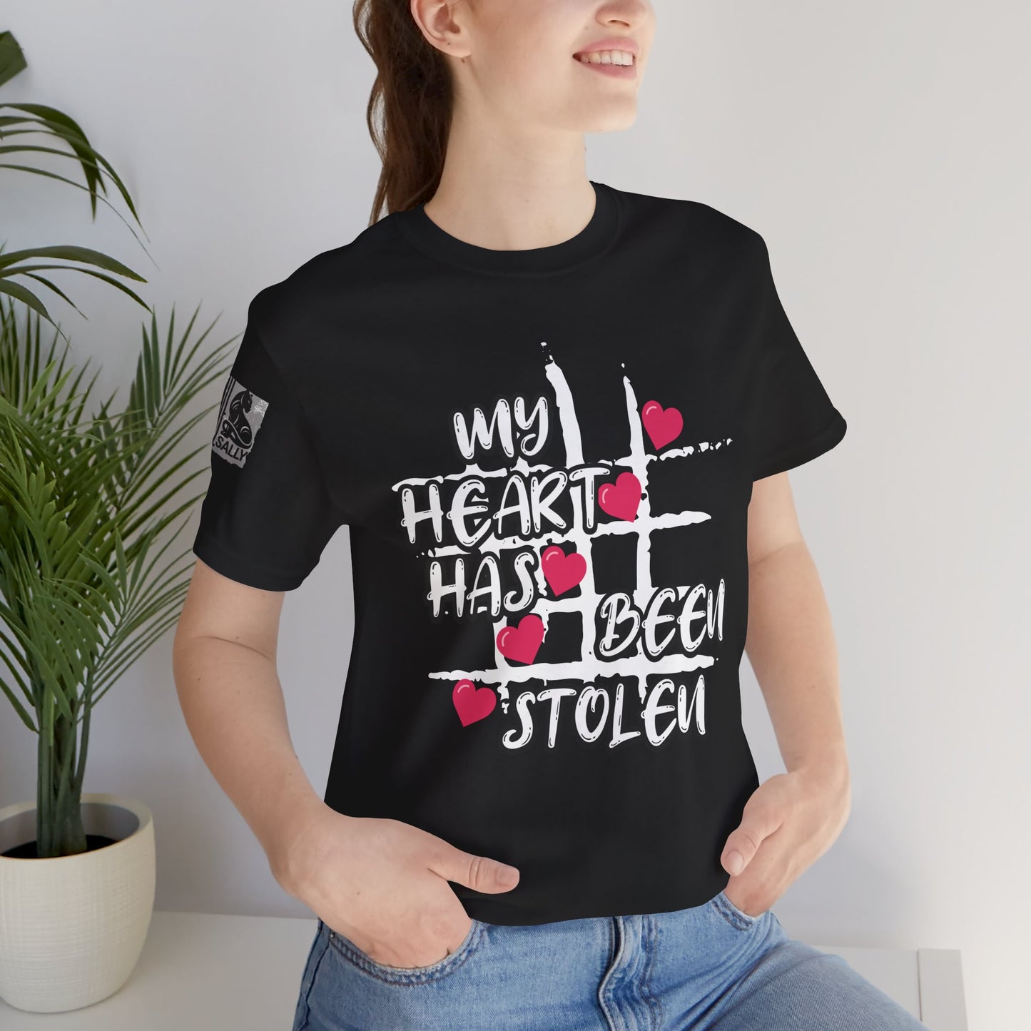 My Heart Has Been Stolen Black T-Shirt