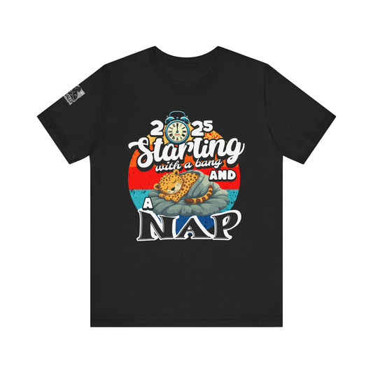 Starting 2025 with a Bang... and a Nap Leopard T-Shirt