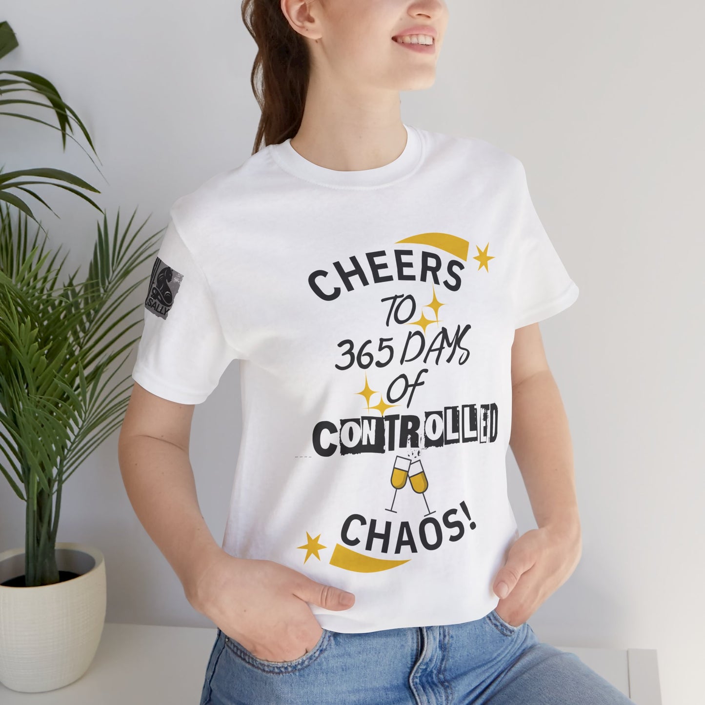 Cheers to 365 Days of Controlled Chaos T-Shirt