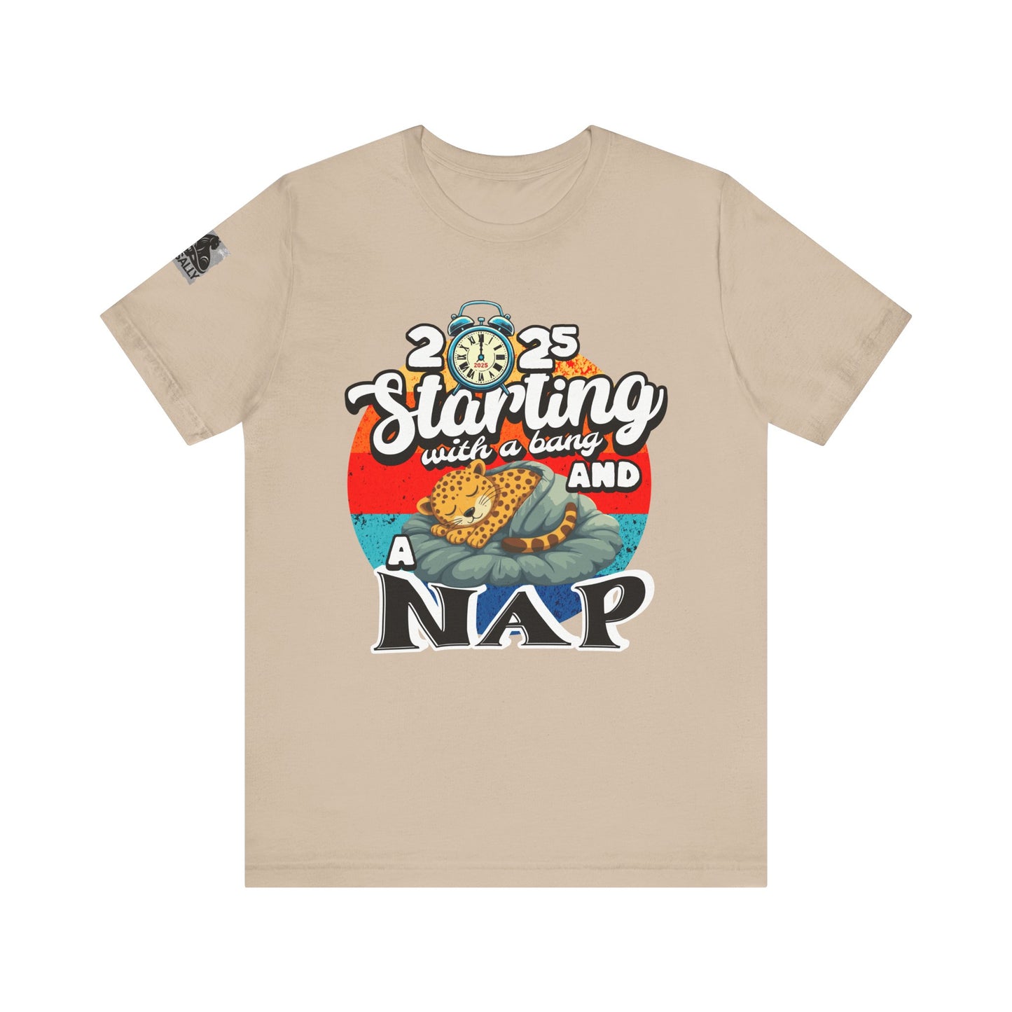 Starting 2025 with a Bang... and a Nap Leopard T-Shirt