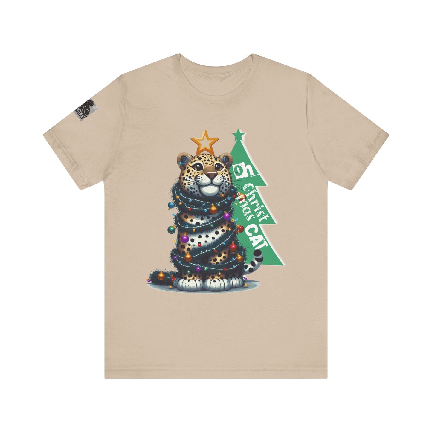 Oh, Christmas Cat! Green T-Shirt