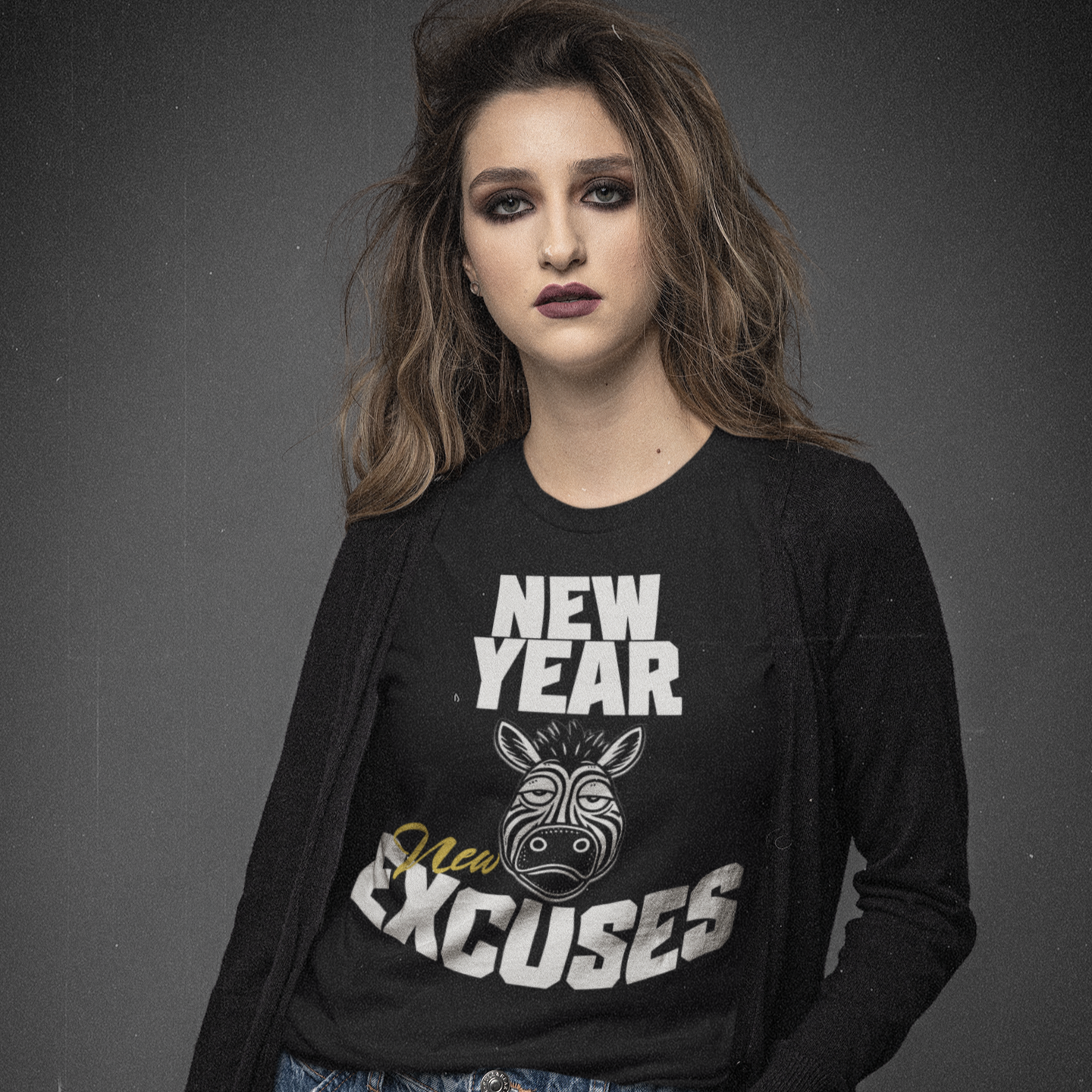 New Year, New Excuses! Black T-Shirt