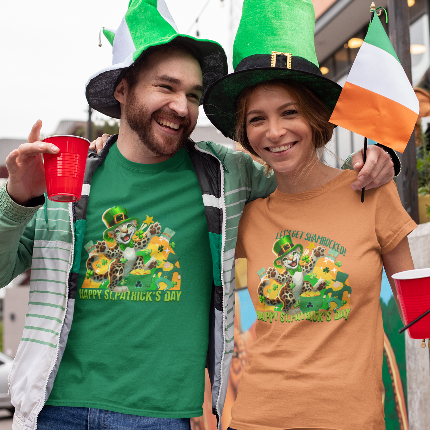 Let’s Get Shamrocked! – St. Patrick’s Day Party T-Shirt