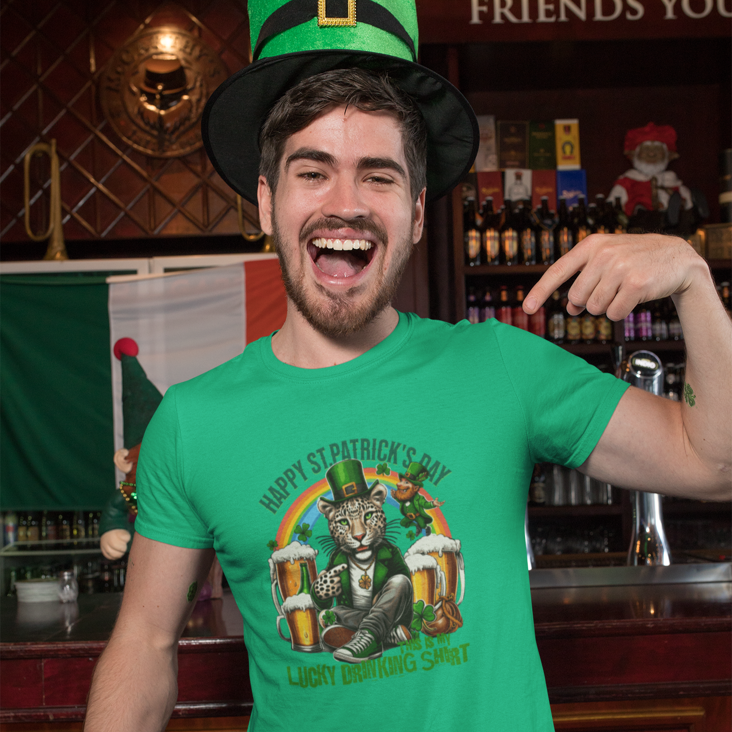 This Is My Lucky Drinking Shirt – Funny St. Patrick’s Day T-Shirt