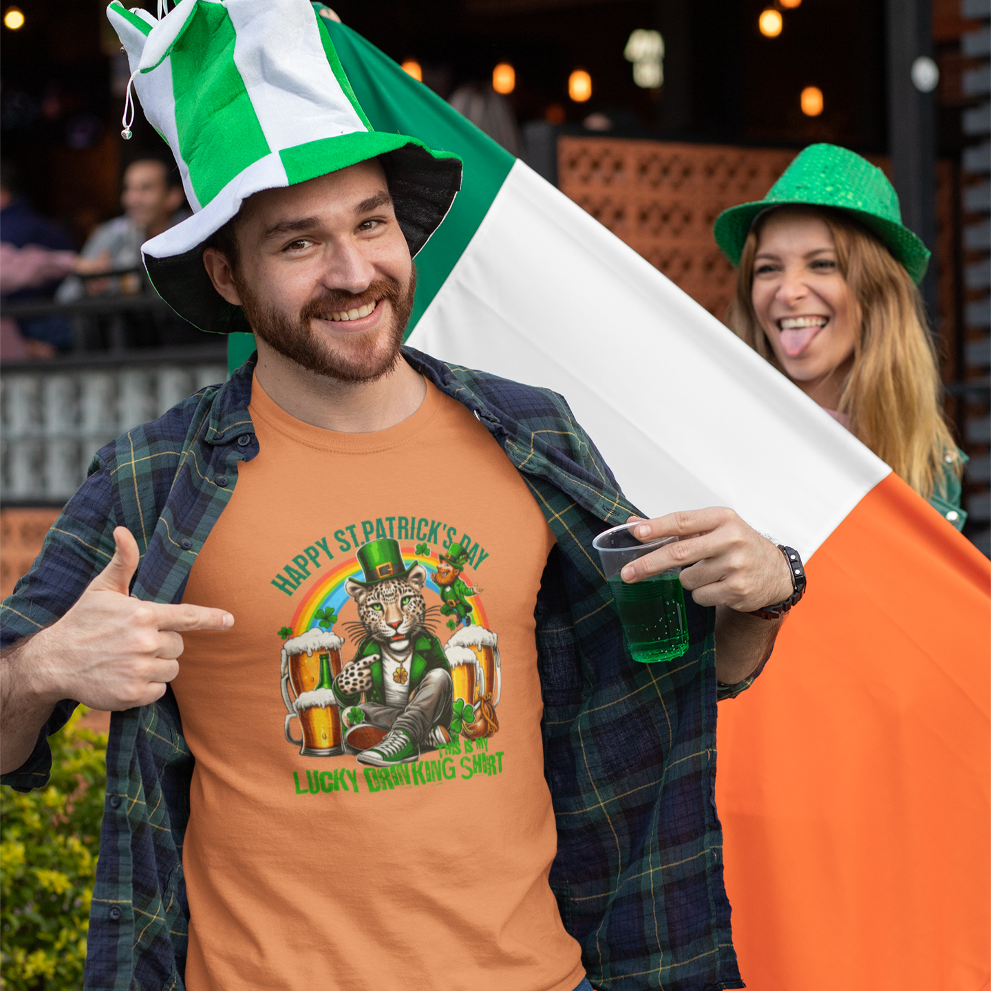 This Is My Lucky Drinking Shirt – Funny St. Patrick’s Day T-Shirt