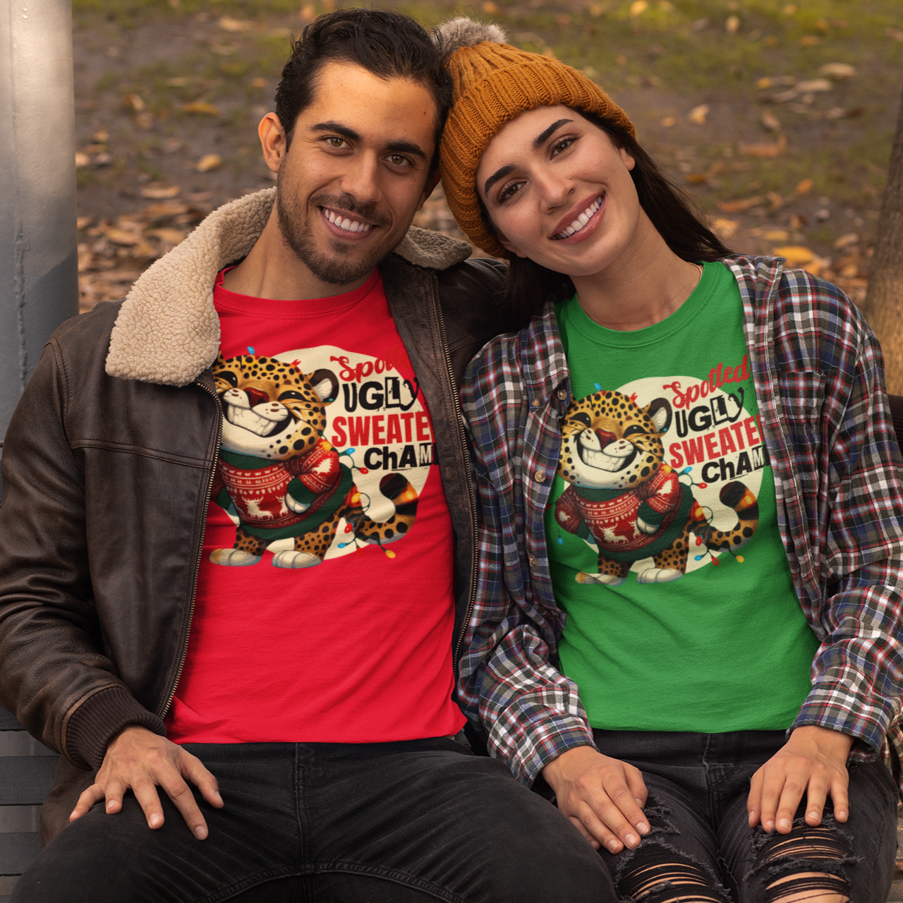 Spotted: Ugly Sweater Champ Leopard T-Shirt